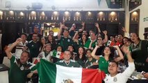 Así celebró la comunidad mexicana en Bogotá el triunfo de su selección