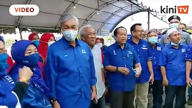 Sabah polls- Zahid accompanies Bung Moktar to nomination centre