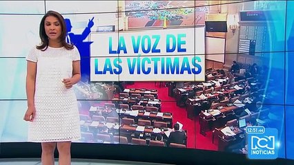 Avanza debate con víctimas de grupos ilegales en el Congreso de la República