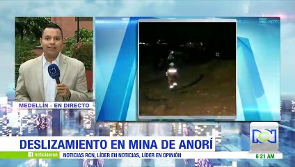 Cinco personas muertas por deslizamiento en una mina de Anorí, Antioquia