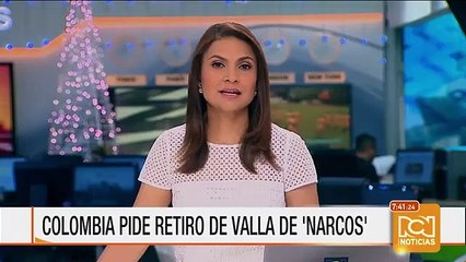 Canciller Holguín pidió retirar la valla publicitaria de la serie 'Narcos' en España