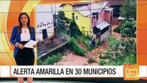 Alerta amarilla en 30 municipios de Antioquia por nueva temporada de lluvias