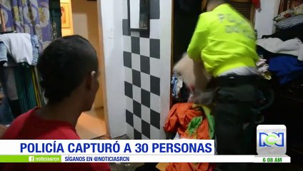 Policía capturó a 30 personas acusadas de integrar el Clan del Golfo en Yolombó, Antioquia