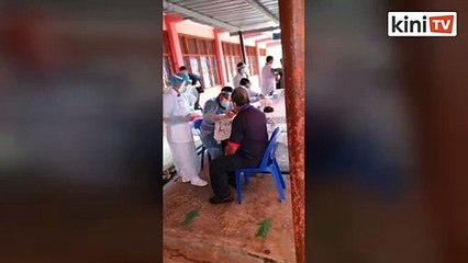 Anifah Aman tiba di pusat penamaan calon di Bongawan
