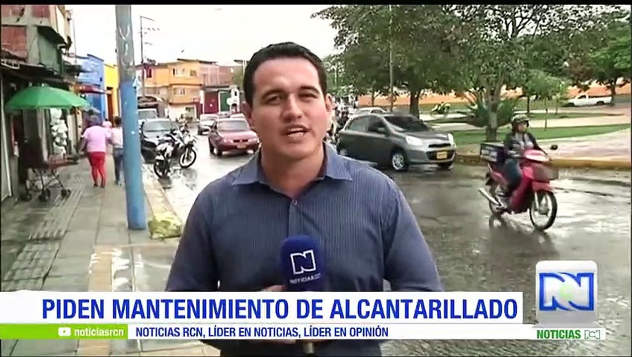 Vías inundadas en Bucaramanga por inicio de la temporada de lluvias