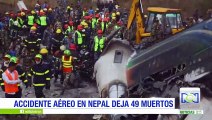 Accidente aéreo cerca del aeropuerto de Katmandú deja 49 personas muertas