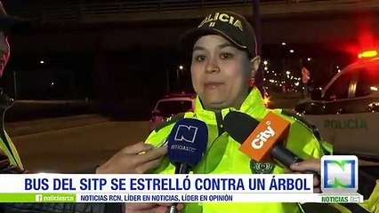 Varios accidentes de tránsito se registraron en la noche del lunes en Bogotá