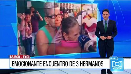 Conmovedor encuentro de tres hermanos después de 67 años perdidos