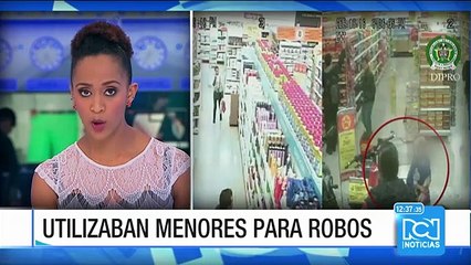 Policía desarticuló banda que utilizaba menores de edad para robar en el centro de Bogotá