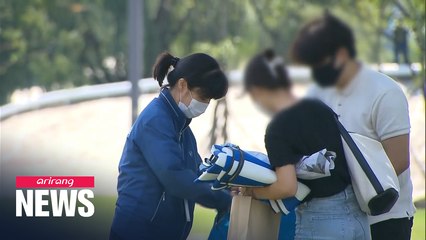 New COVID-19 cases in S. Korea remain below 200 for 10th straight day on Sat.