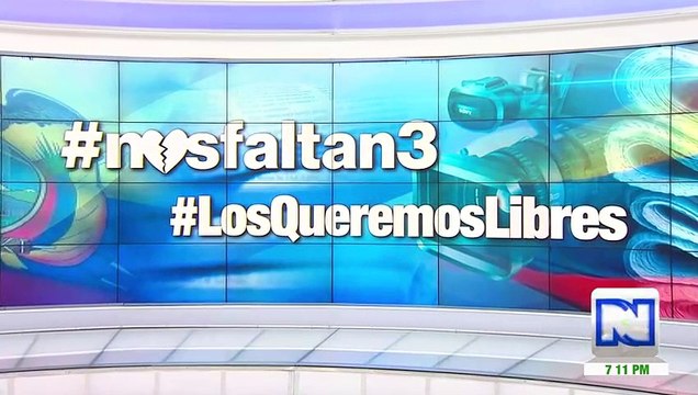 #NosFaltan3, el hashtag con el que el continente pide la liberación de periodistas ecuatorianos secuestrados