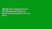[Read] The Customer Rules: The 39 Essential Rules for Delivering Sensational Service  Best