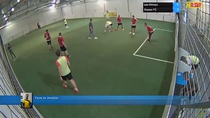 Faute de Jonathan  - Les Mickeys Vs Soyeux FC - 10/09/20 19:00 - LIGUE 4 - Poitiers Game Parc
