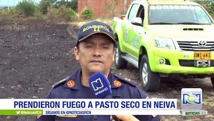 Alerta en Huila por incendios forestales