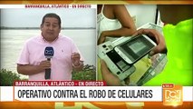 Operativo contra la venta de celulares robados