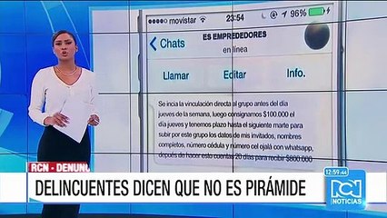 Tenga cuidado: delincuentes engañan con pirámides a usuarios en WhatsApp