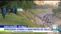 Distrito interviene el Canal Comuneros donde se han ubicado varios habitantes de calle