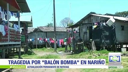 Joven de 18 años resultó gravemente herido por explosión de balón bomba en Tumaco