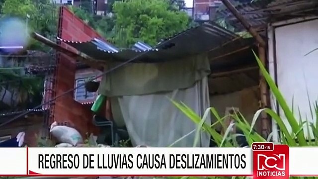 UNGRD alertó sobre posibles deslizamientos en cuatro departamentos por lluvias
