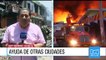 Gigantesco incendio destruyó treinta locales en Santa Marta