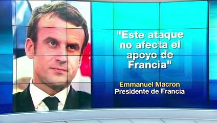 Presidente de Francia condenó el atentado en el centro comercial Andino