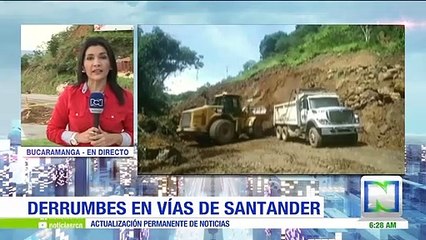 Vía San Gil - Charalá se encuentra cerrada por derrumbe