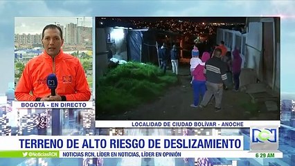 Habitantes de Cedritos, Ciudad Bolívar, se declaran en riesgo por inestabilidad del terreno