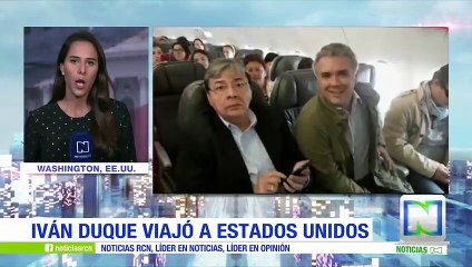 Presidente electo Iván Duque viajó a Washington