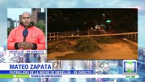 La vía a Copacabana fue cerrada por la caída de un árbol