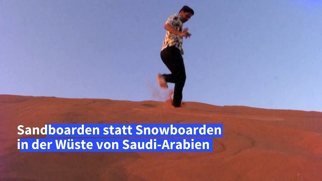 Sand statt Schnee: Snowboarden in der Wüste
