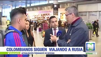 Hinchas colombianos siguen volando a Rusia para vivir el sueño mundialista