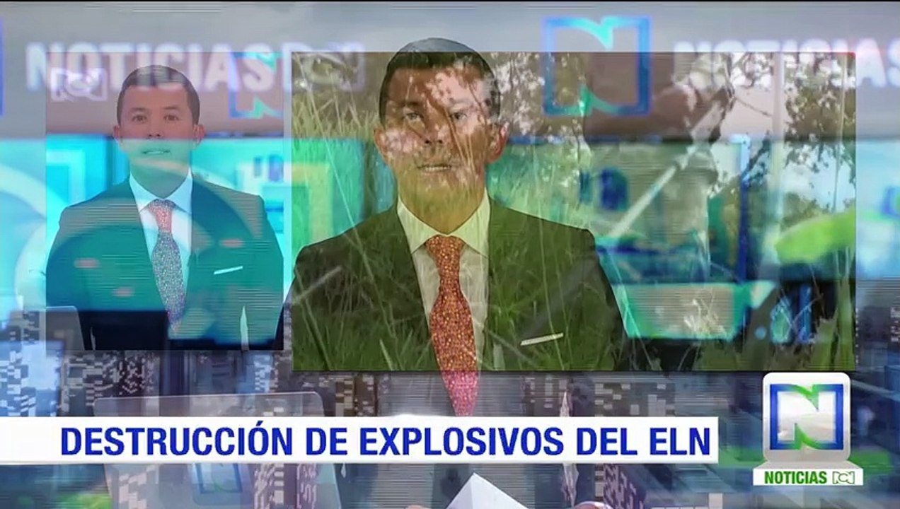 El Ejército destruyó explosivos del ELN en Santander
