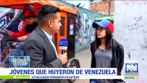 Vecinos sin tierra: vendiendo arepas en la calle sobreviven dos jóvenes estudiantes venezolanos