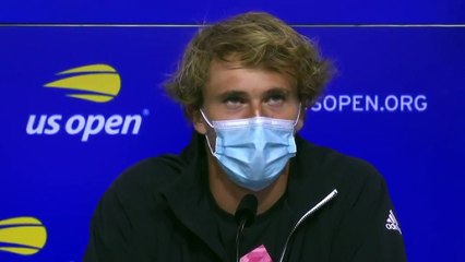 US Open 2020 - Alexander Zverev before his final: "I can't wait to be there, I'm just excited"