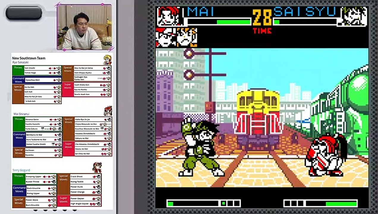 (NeoGeo Pocket Color) KOF 98 R-2 - New Southtown Team