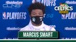 GAME WINNING BLOCK | Marcus Smart Postgame Interview | Game 7 | Celtics vs Raptors