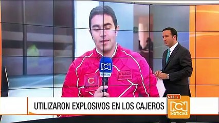 Buscan a ladrones de cajeros en Cundinamarca y Boyacá