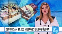 Policía incautó $1.000 millones que estarían dirigidos al pago de nómina de los Úsuga