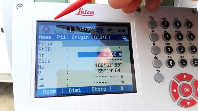 13. How to perform Local Resection(Temporary Points) with Leica Total Station TS09 Plus in English