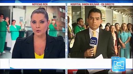 Médicos y pacientes del Hospital Simón Bolívar protestan por falta de medicamentos