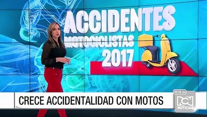 En lo corrido del año se han registrado 861 accidentes de motociclistas