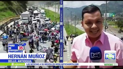 Maestros en paro se manifiestan en diferentes zonas del país