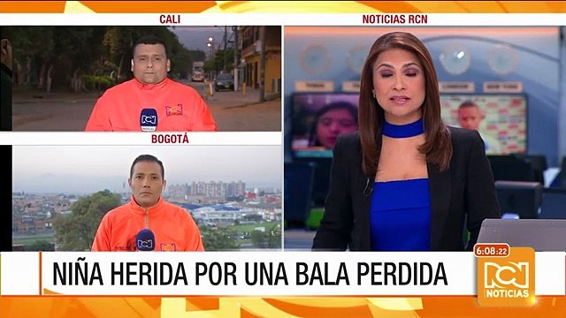 Niña de tres años está en cuidados intensivos por una bala perdida en Cali