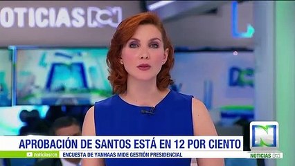 Aprobación del presidente Santos cayó al 12%, según encuesta Yanhaas