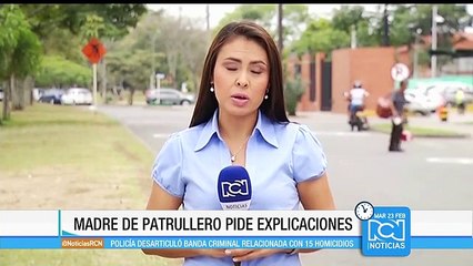 Madre de patrullero asesinado cerca de Villeta pide explicaciones
