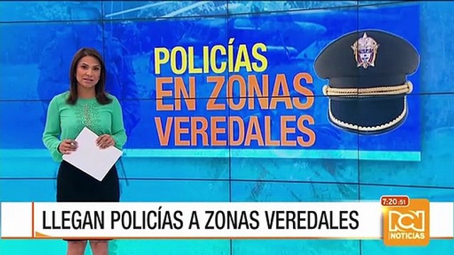 Unidades policiales llegan a las Zonas Veredales donde se concentrarán las Farc