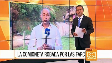 Recuperan camioneta robada que era usada por los negociadores de las Farc