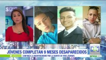 Se cumplen nueve meses de la desaparición de tres jóvenes en el norte de Bogotá