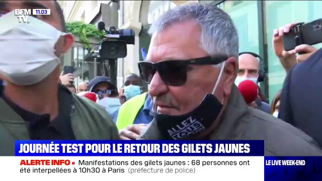 Gilets jaunes: Jean-Marie Bigard chahuté place de la Bourse