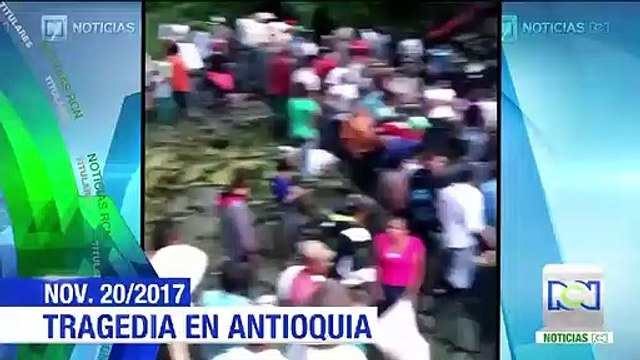 Tragedia en carreteras de Antioquia